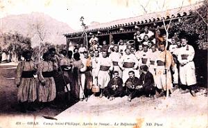 Oran - Camp Saint-Philippe - Apres la Soupe - Refectoire